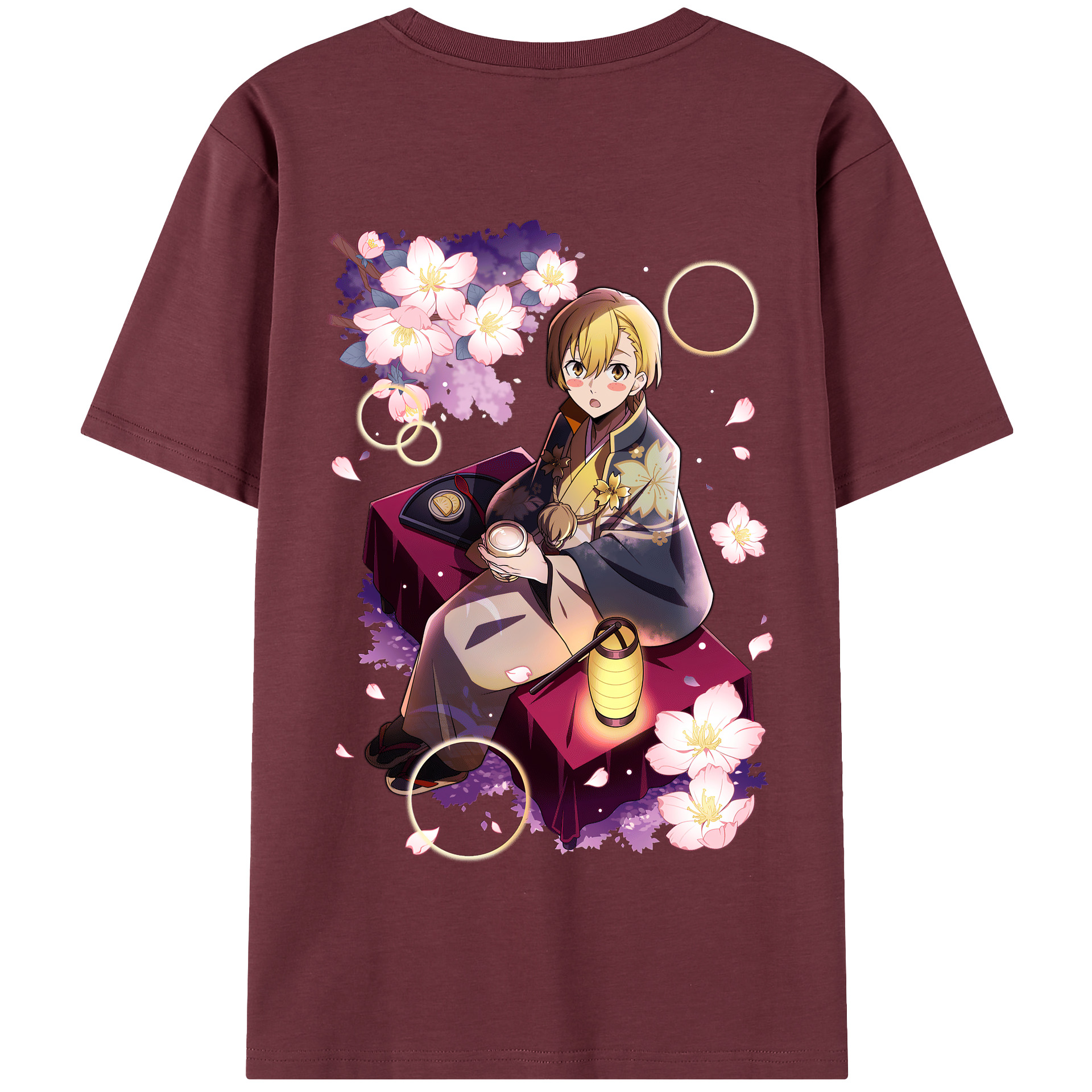 （画像用） 文豪ストレイドッグス Bungo Stray Dogs 綿100％半袖Tシャツ（背面プリント）